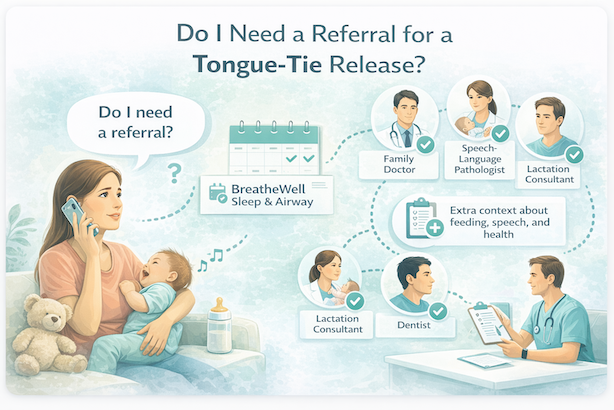 Do I need a referral for a tongue‑tie release?