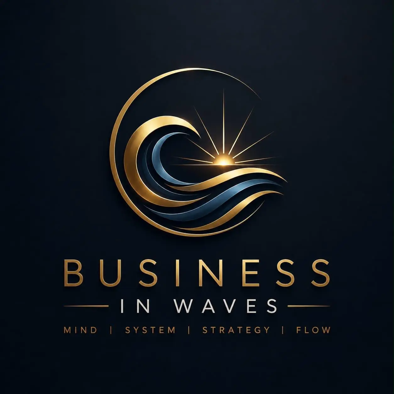 Business in Waves vizuální panel