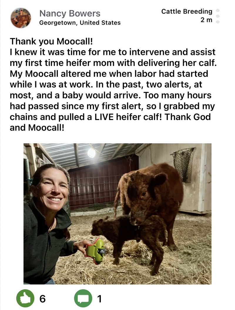 Moocall customer post 11
