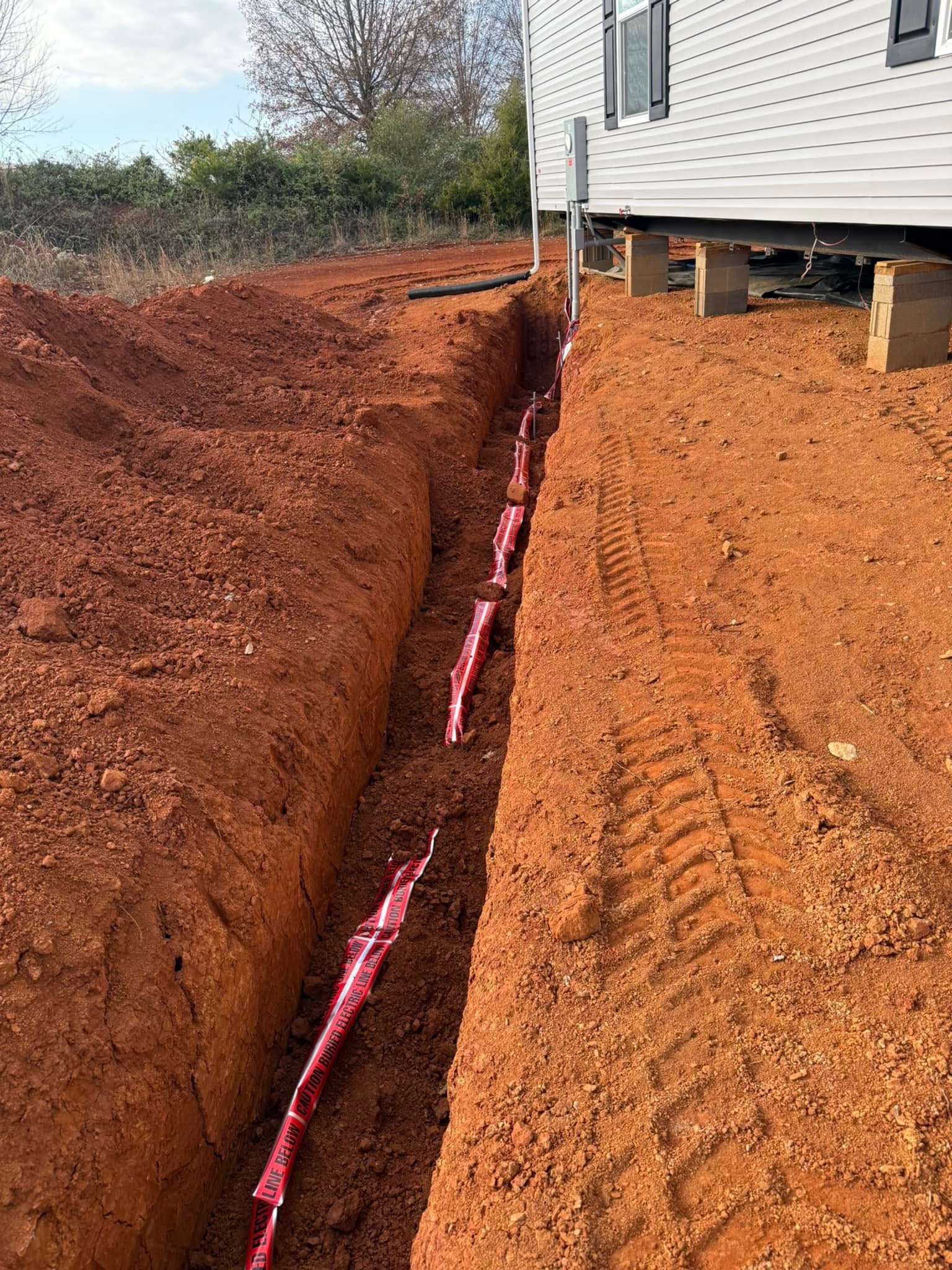 Underground utility pipe installation