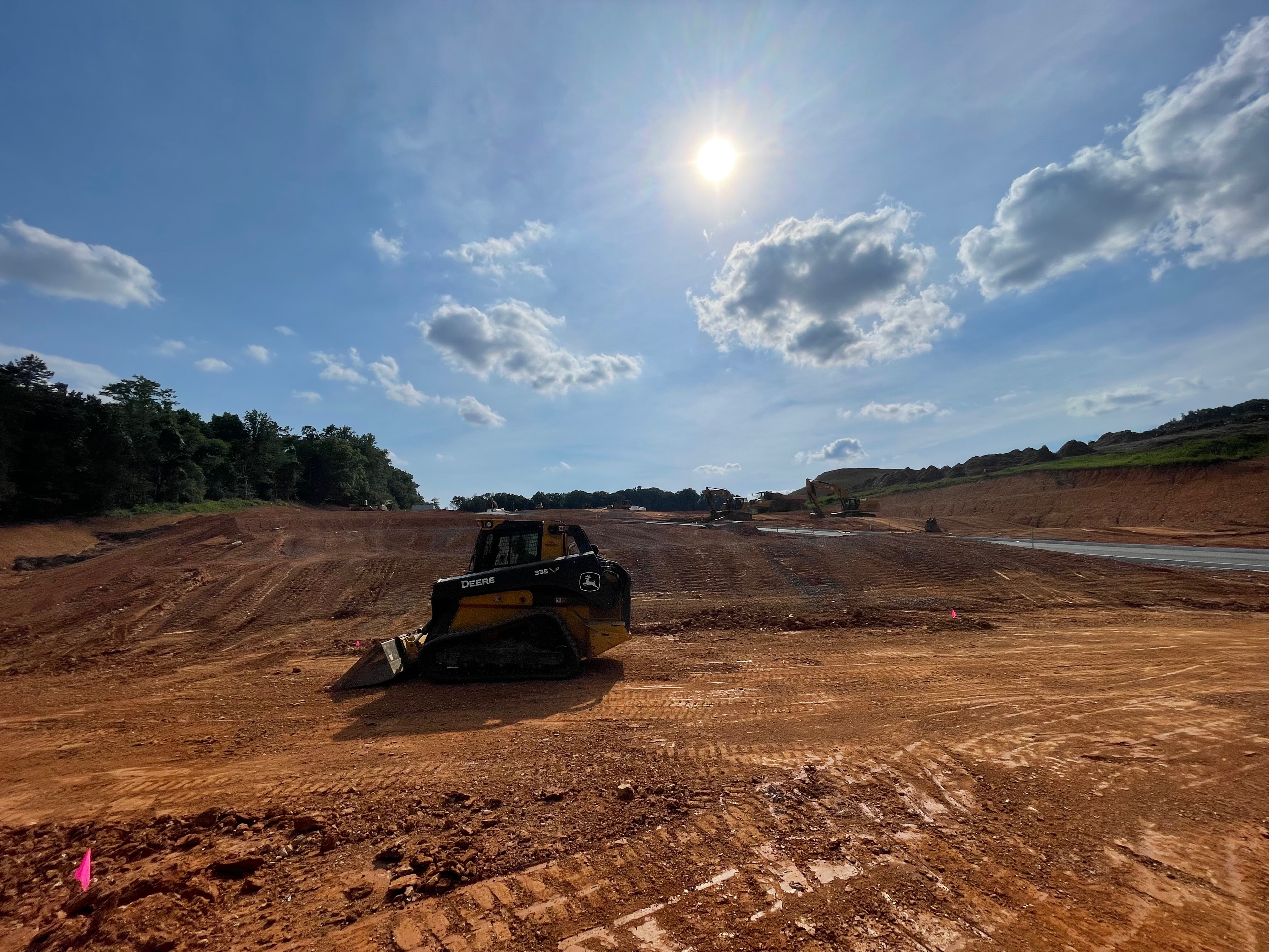 Finished grading work by CMJ Excavation