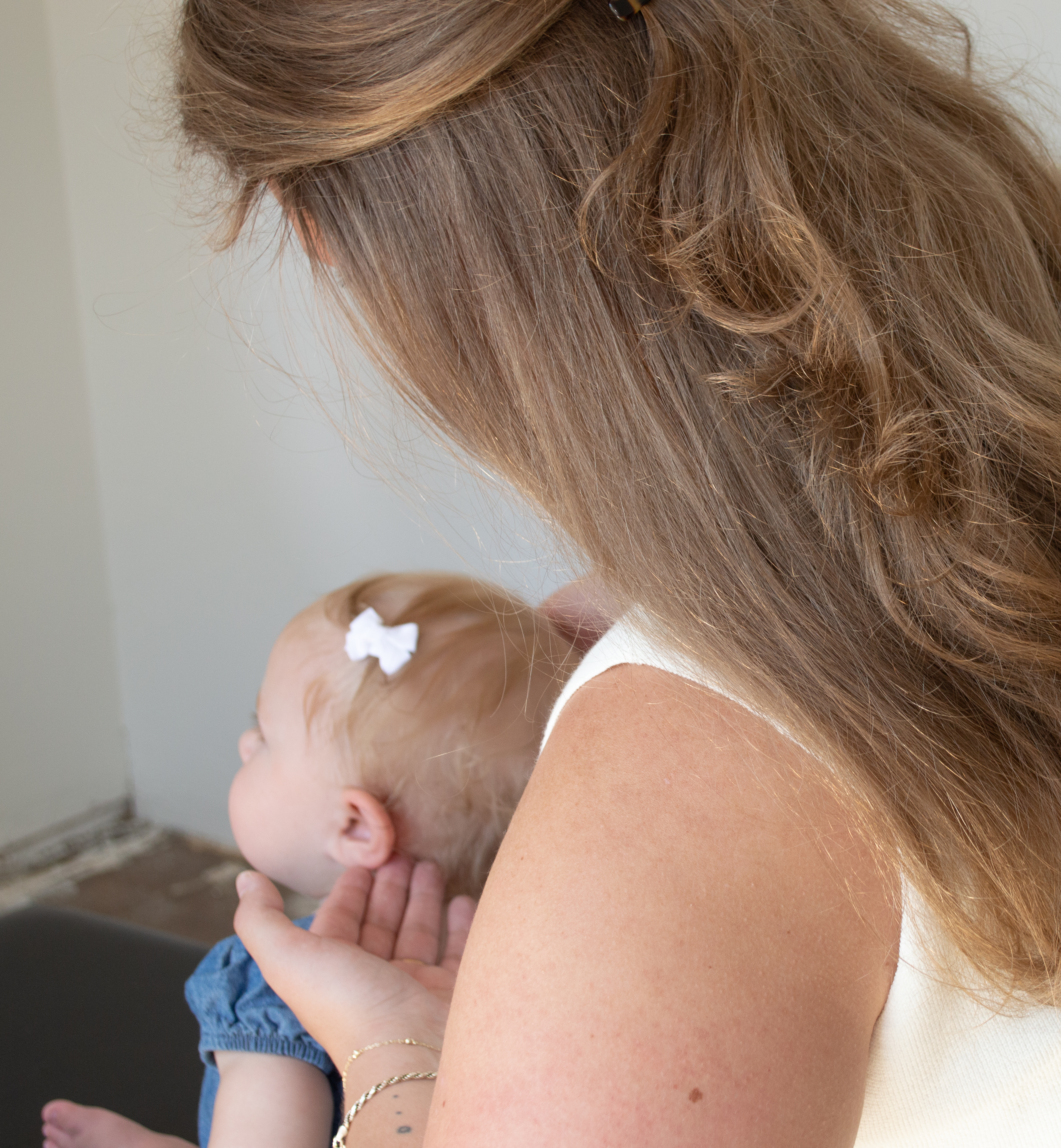 A toddler at Sundays Chiropractic Co. in Monument, Colorado