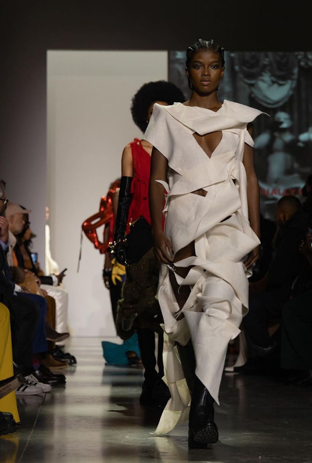 Fashion Week runway model