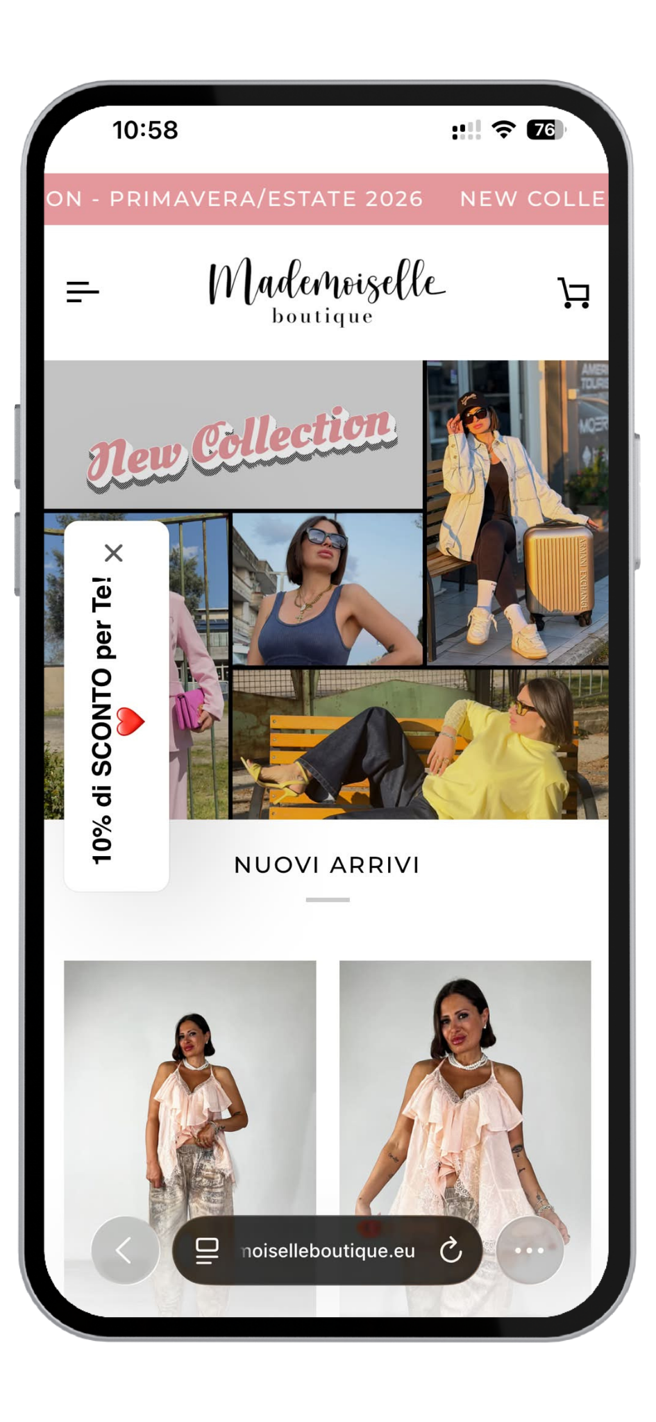 Mademoiselle Boutique mobile
