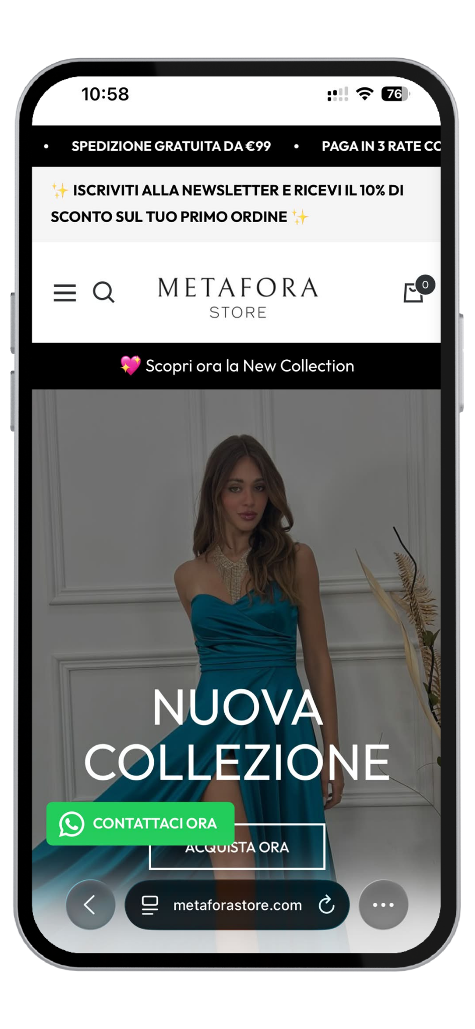 Metafora Store mobile
