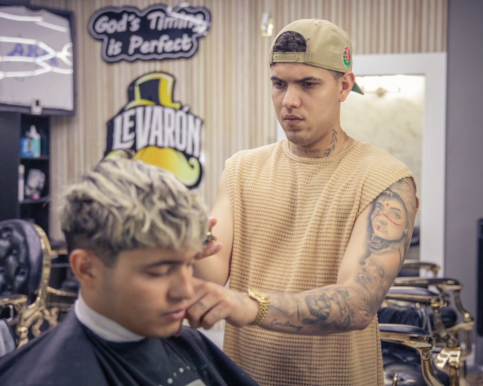 Real haircut by Le Varón Barbershop, Orlando