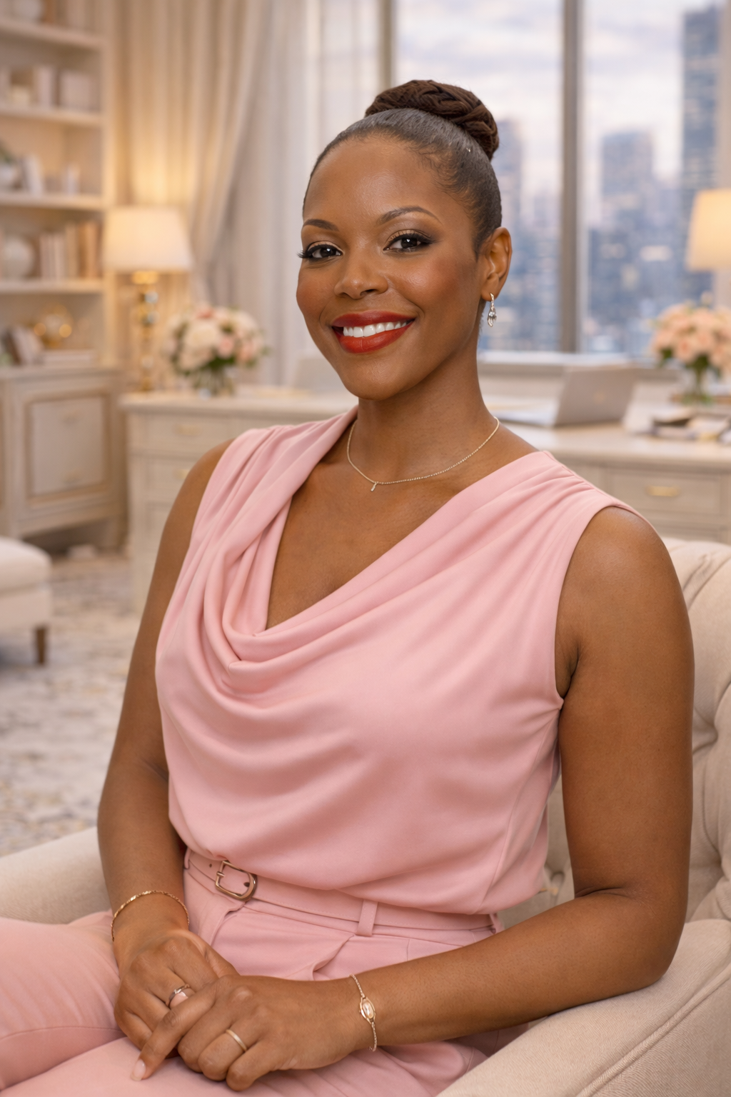 The woman who lives her richer life — intentional, grounded, and free