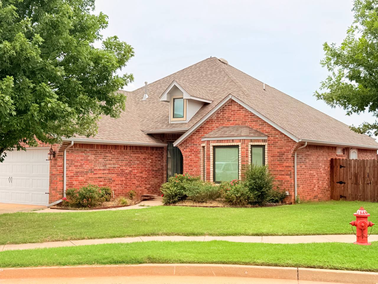 Complete Exterior Restoration in Oklahoma City, OK - Before the Restoration - High Resolution View 1