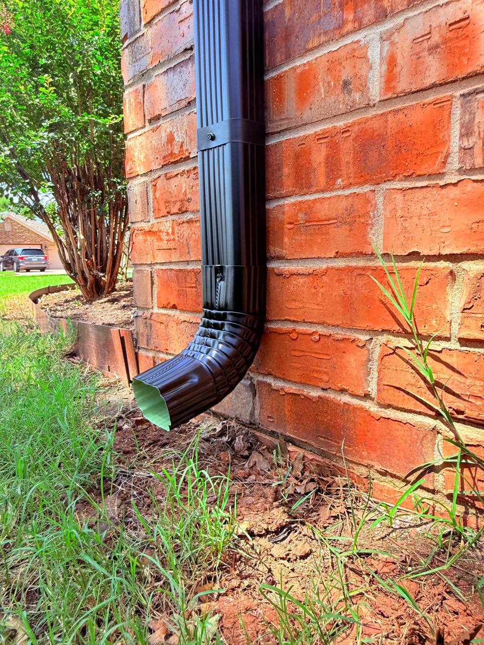 Complete Exterior Restoration in Oklahoma City, OK - Seamless Gutters & Drainage - High Resolution View 5