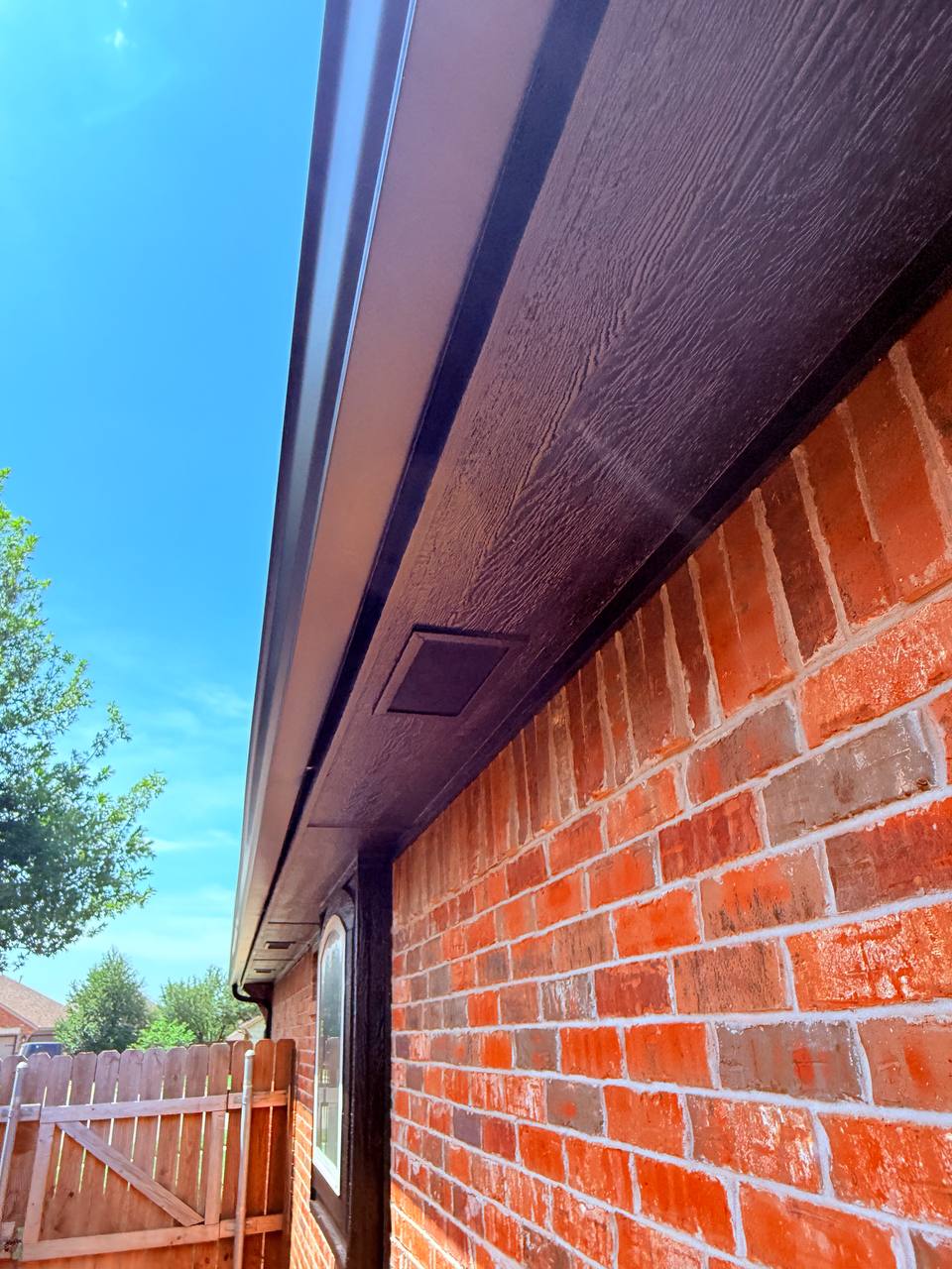 Complete Exterior Restoration in Oklahoma City, OK - Seamless Gutters & Drainage - High Resolution View 4