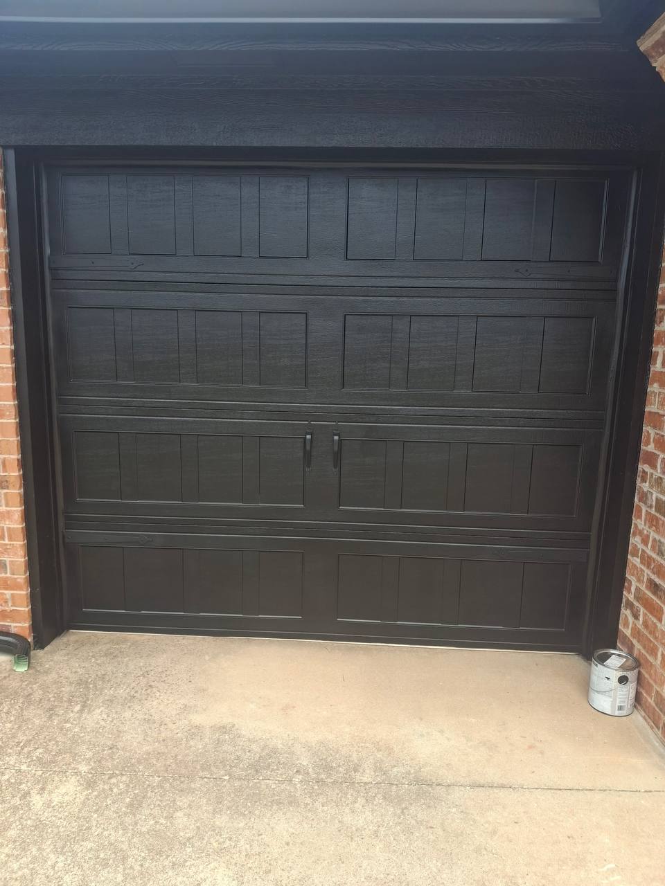 Complete Exterior Restoration in Oklahoma City, OK - Garage Door & Trim Painting - High Resolution View 3
