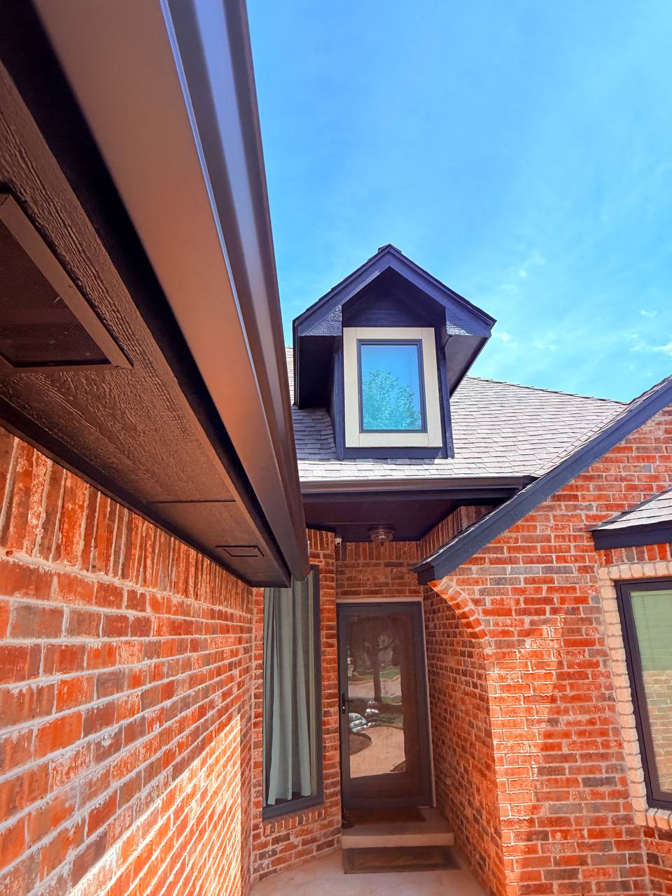 Complete Exterior Restoration in Oklahoma City, OK - Seamless Gutters & Drainage - High Resolution View 8