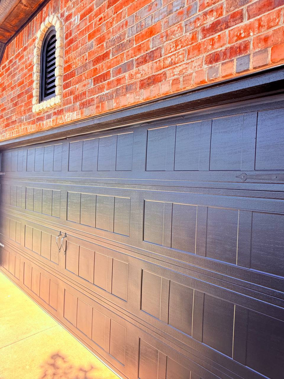 Complete Exterior Restoration in Oklahoma City, OK - Garage Door & Trim Painting - High Resolution View 2