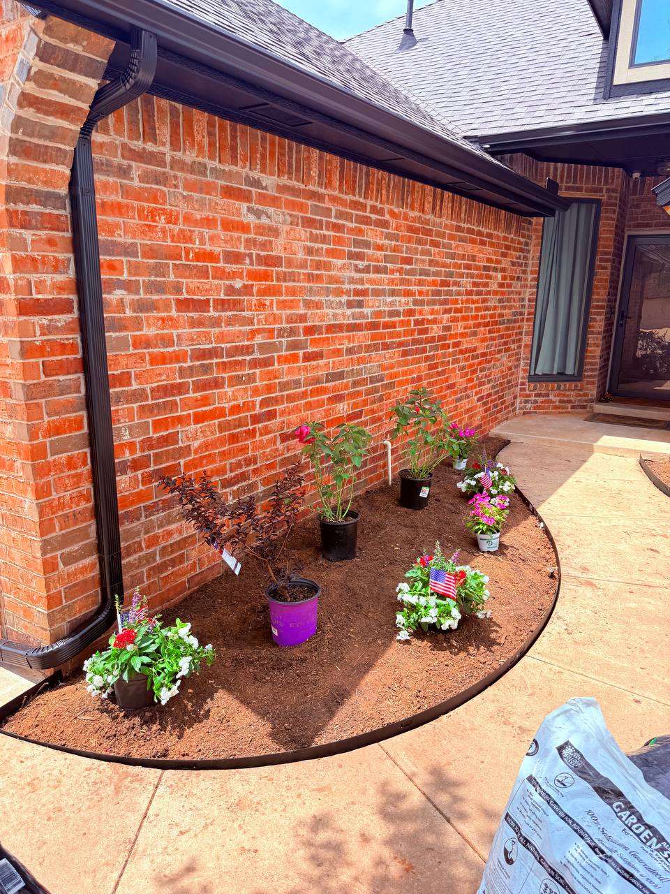 Complete Exterior Restoration in Oklahoma City, OK - Landscape Redesign - High Resolution View 6
