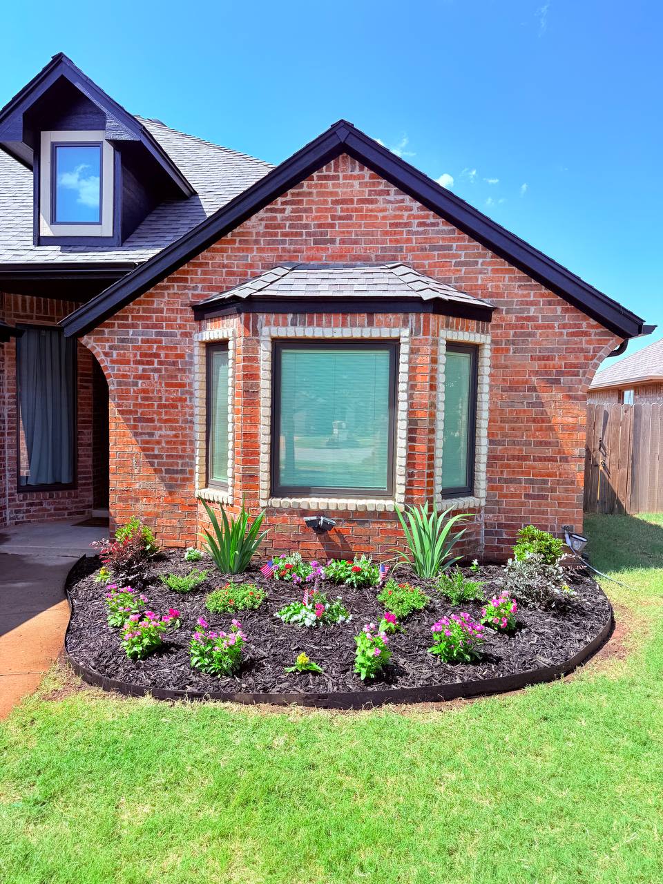 Complete Exterior Restoration in Oklahoma City, OK - Landscape Redesign - High Resolution View 12