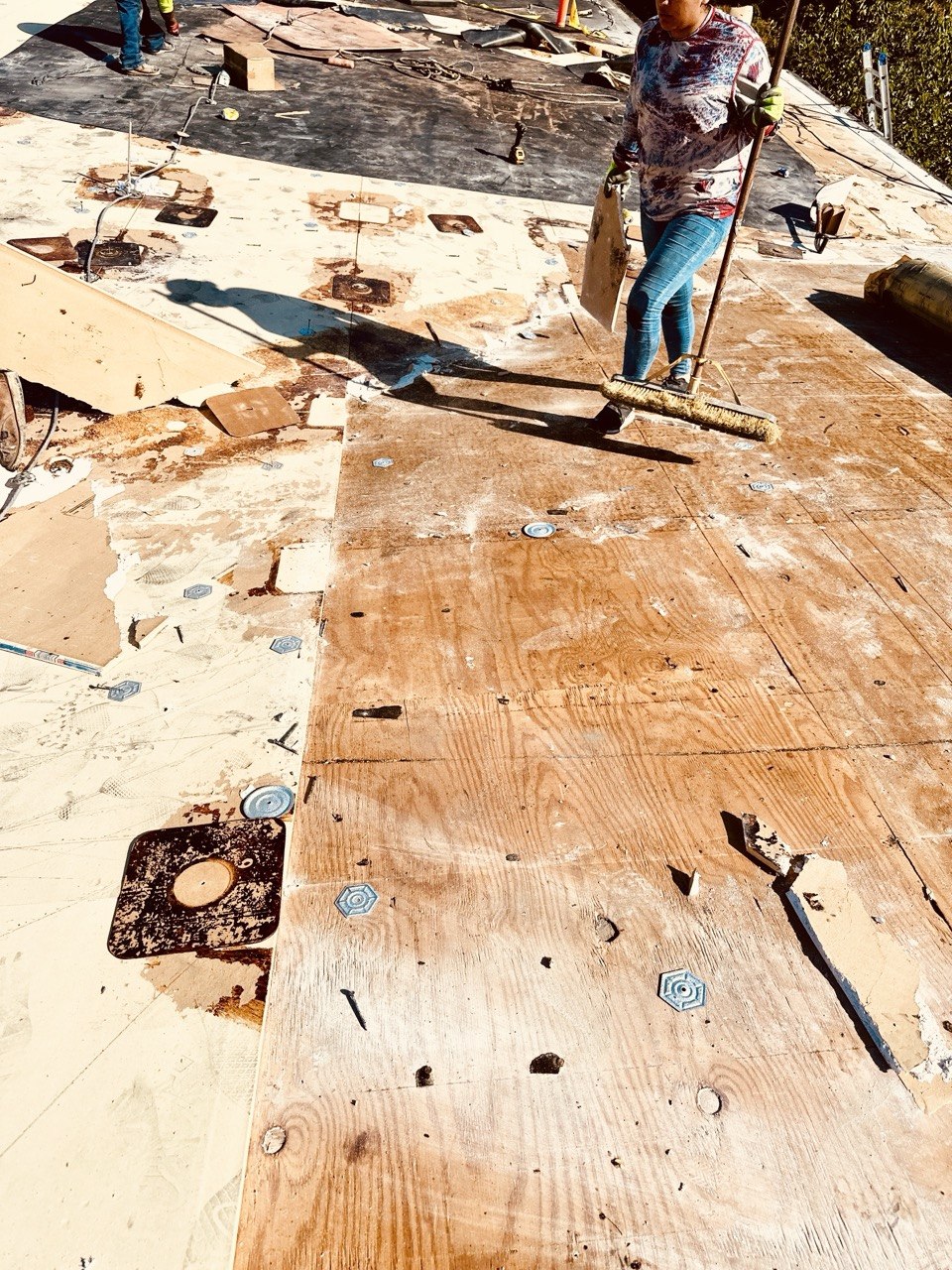 Commercial EPDM Roof at a Church in Tulsa, OK - Installation Progress - High Resolution View 7