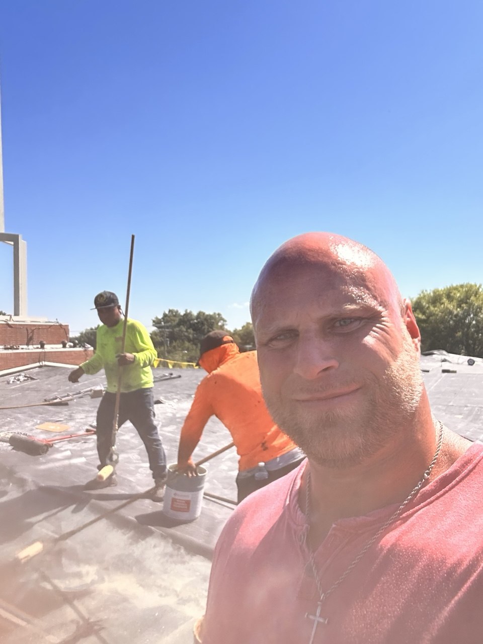 Commercial EPDM Roof at a Church in Tulsa, OK - Installation Progress - High Resolution View 8