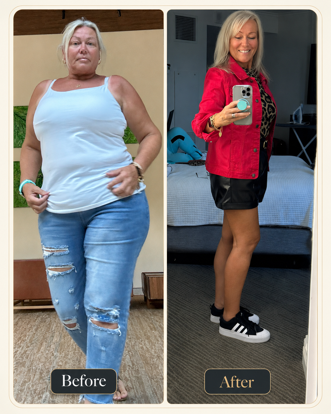 Nic before and after transformation result