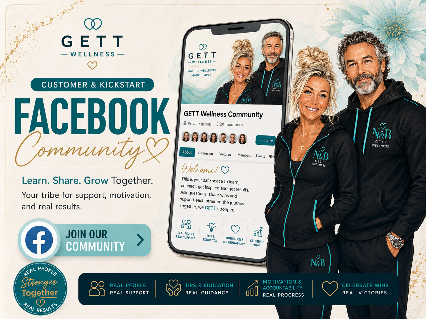 Liquid Gold Wellness Evolved Facebook group preview