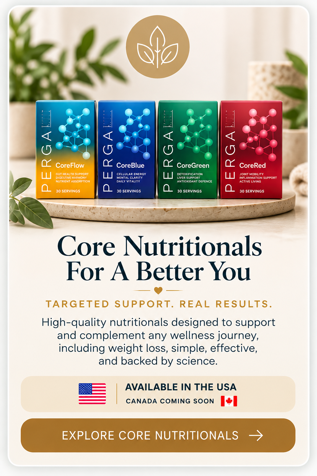 Core Nutritionals for a Better You — Explore the Core 4