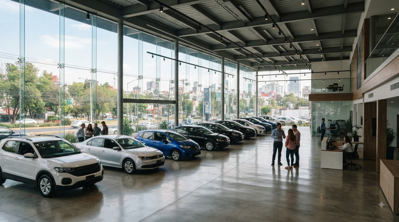 Récord de ventas de autos nuevos en México 2026