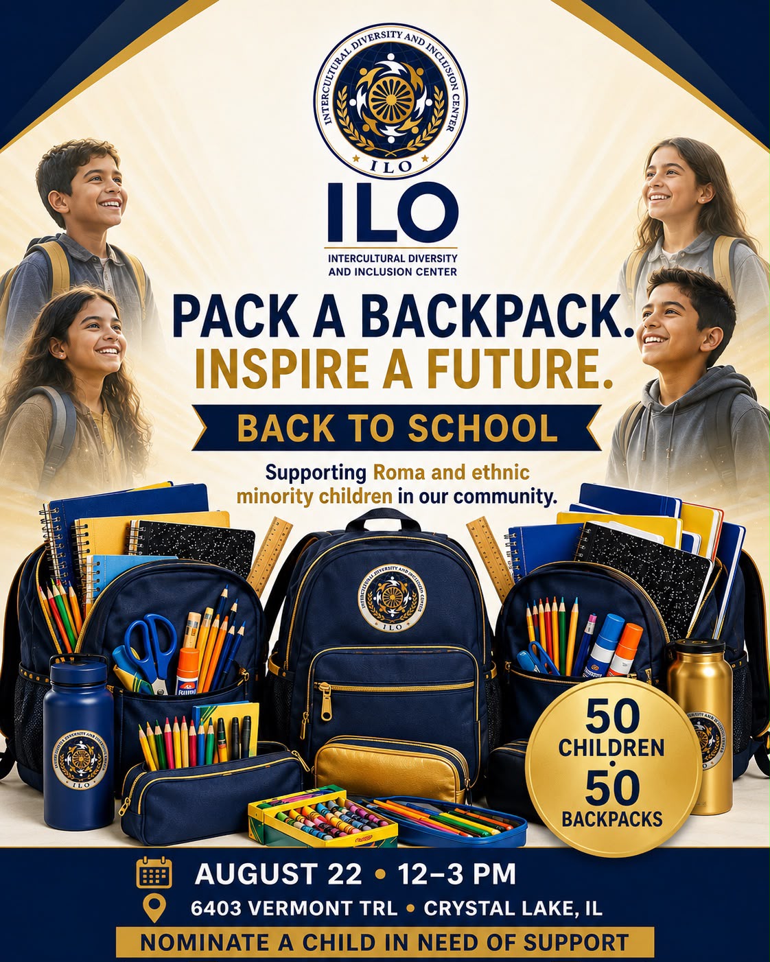 Roma and minority children in an ILO education program