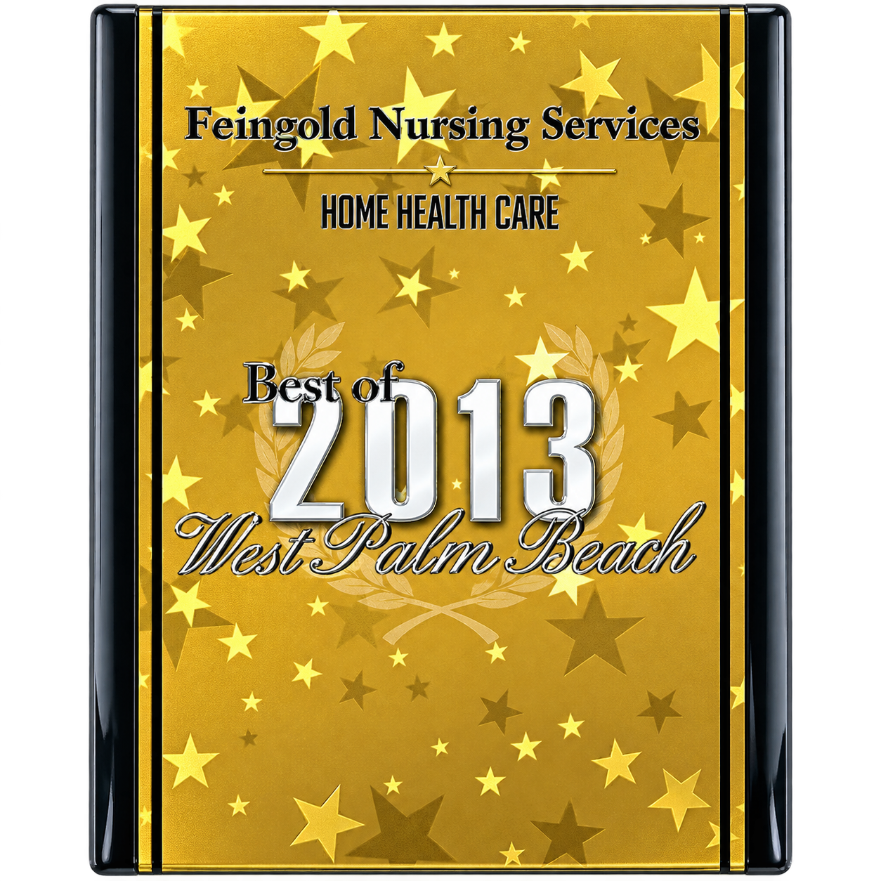 Feingold Nursing Services award recognition photograph 2