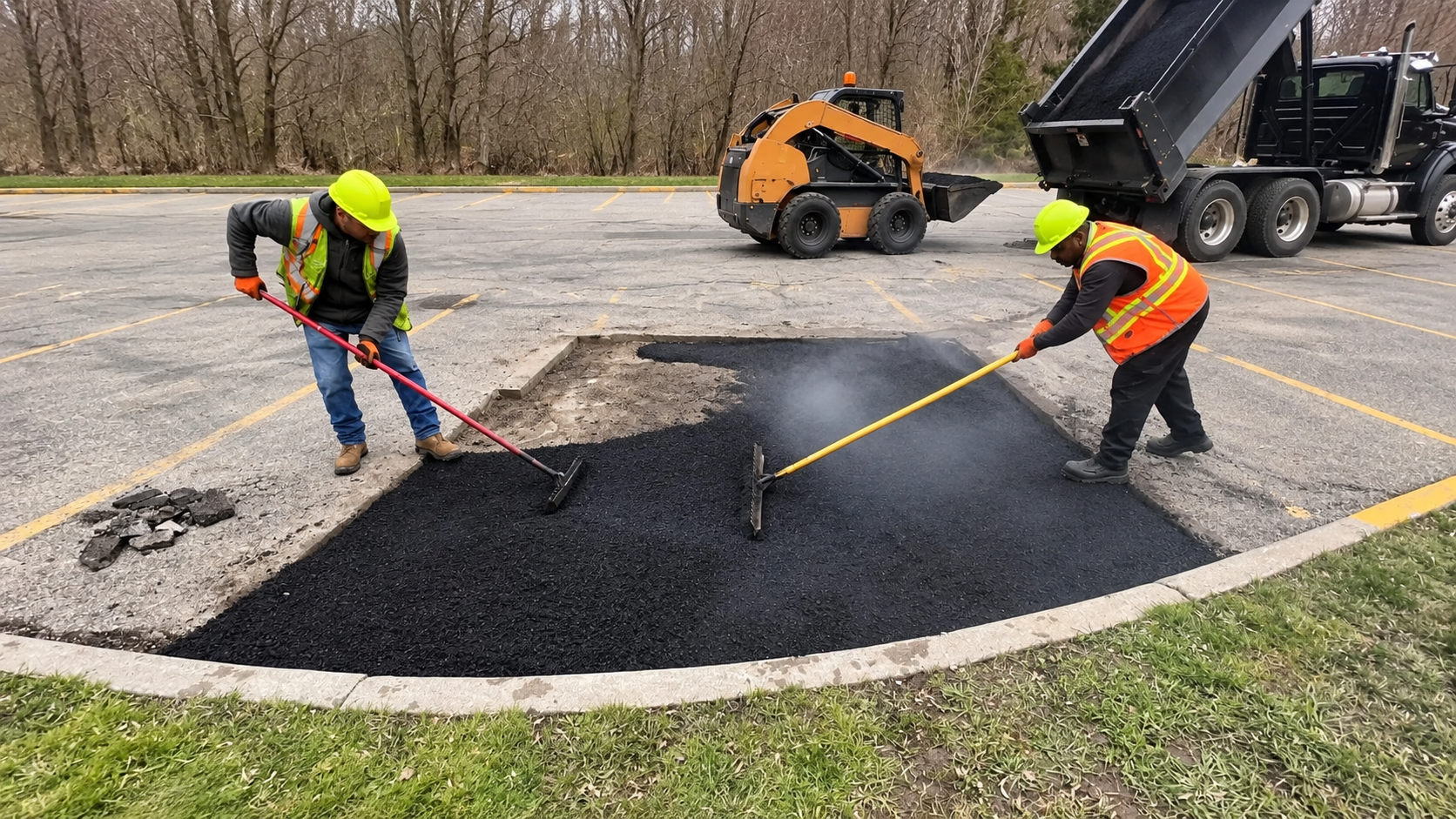 Asphalt Line Striping in Cheyenne