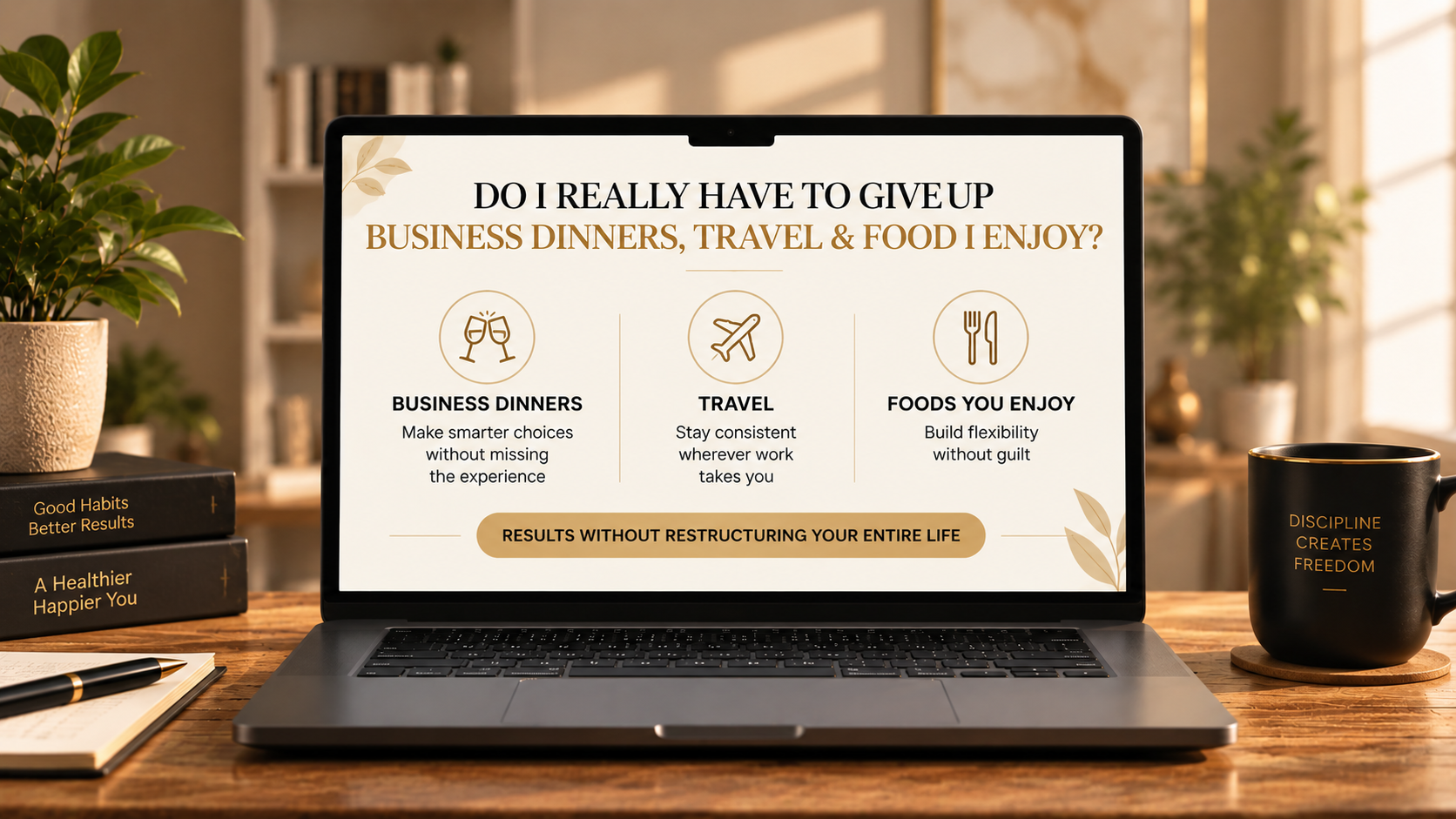 Business dinners, travel and food you enjoy