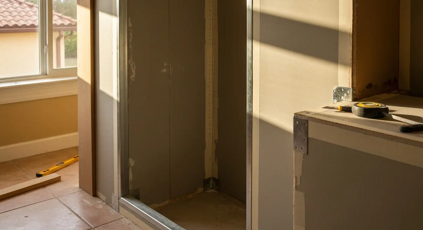 Shower enclosure drywall in Port Orange