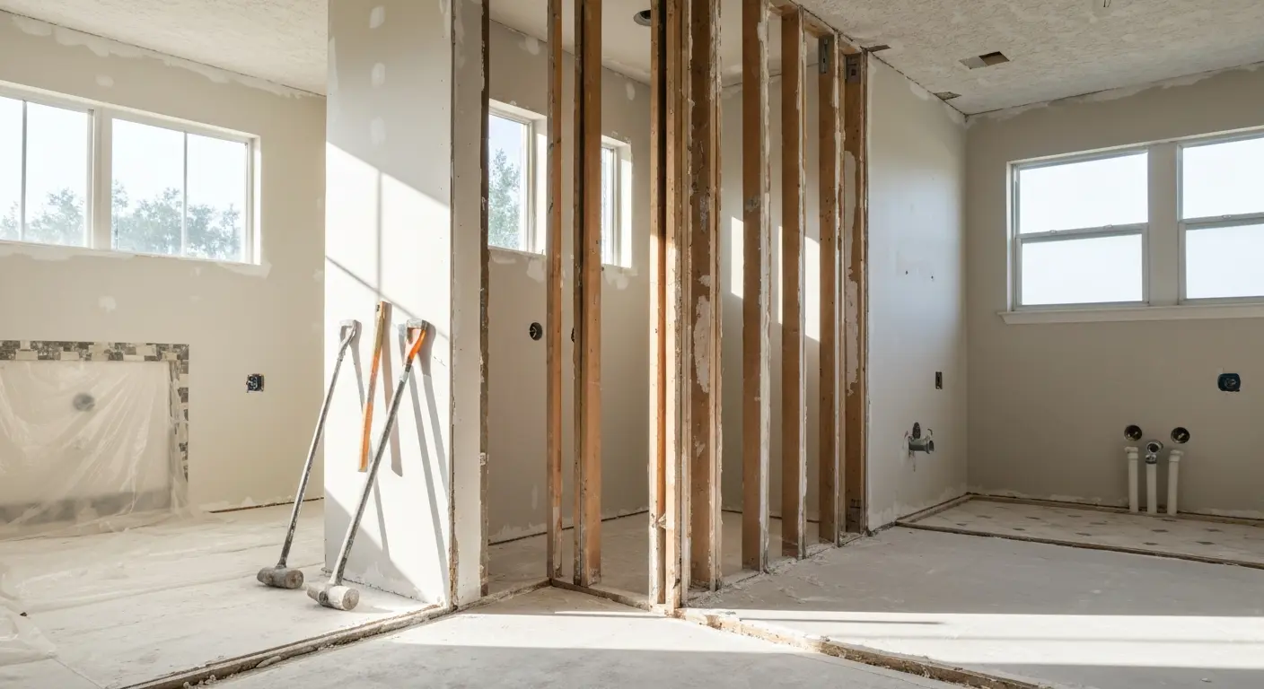 Bathroom demo and preparation