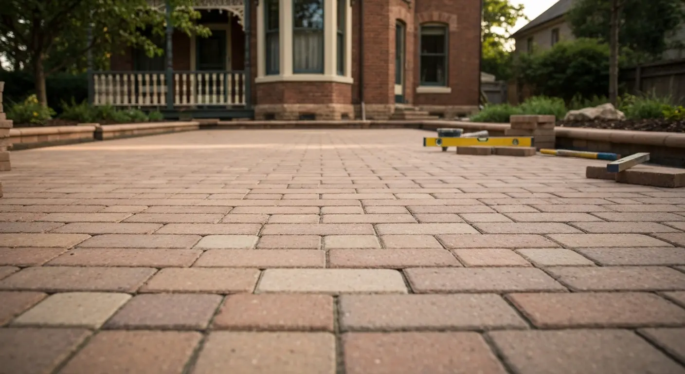 Brick paver installation in DeLand