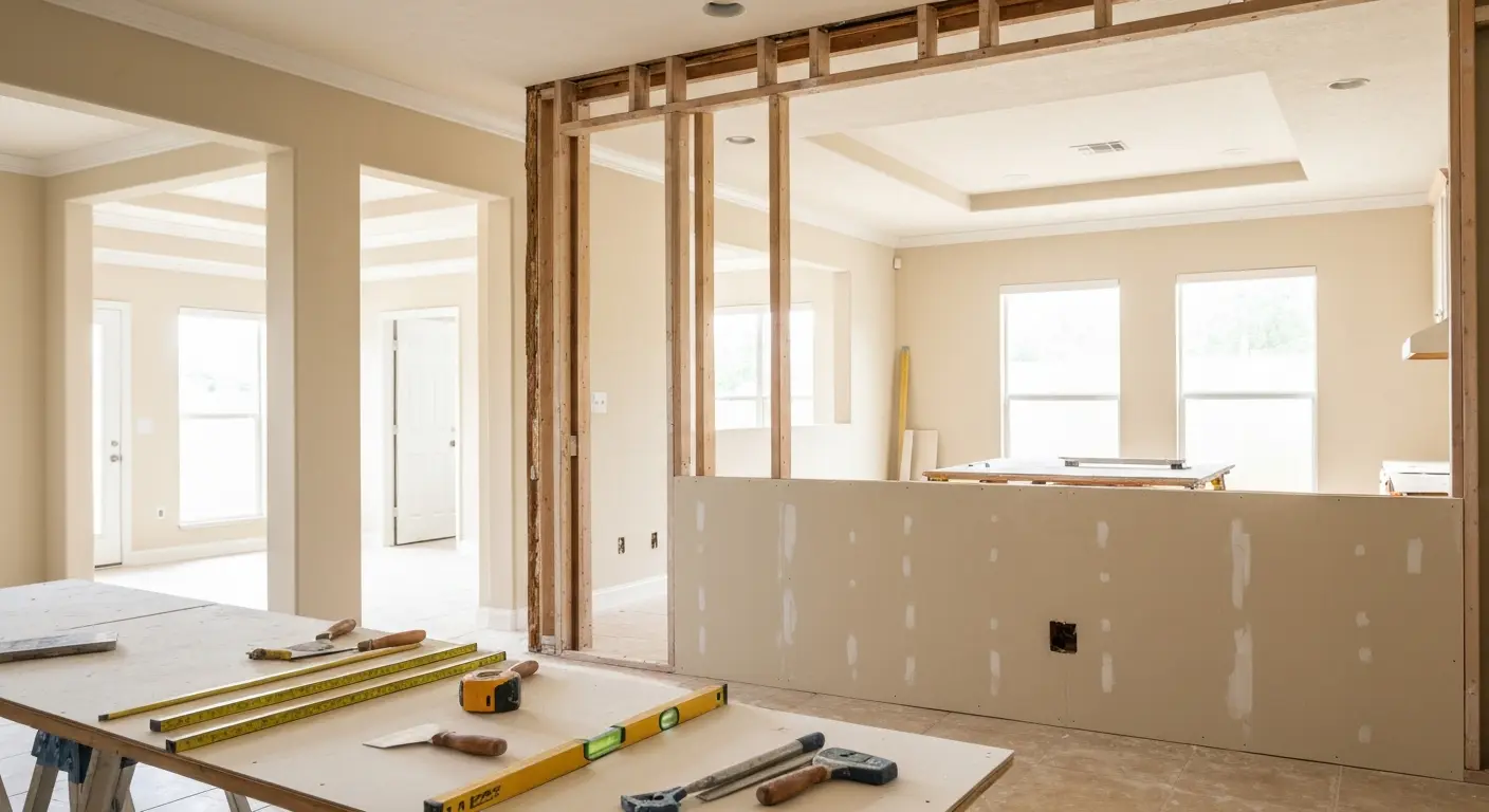 Custom kitchen wall layout