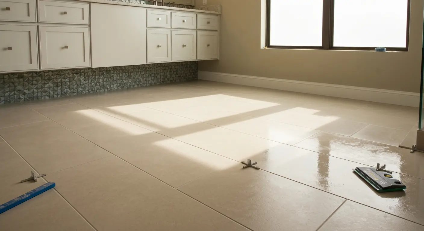 Bathroom tile project
