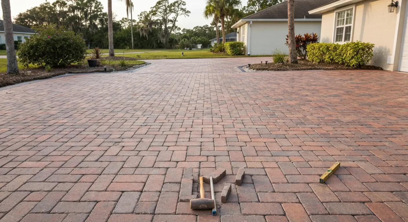 Brick paver installation Port Orange outdoor