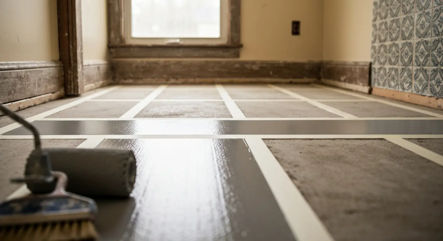 Waterproofing membrane application