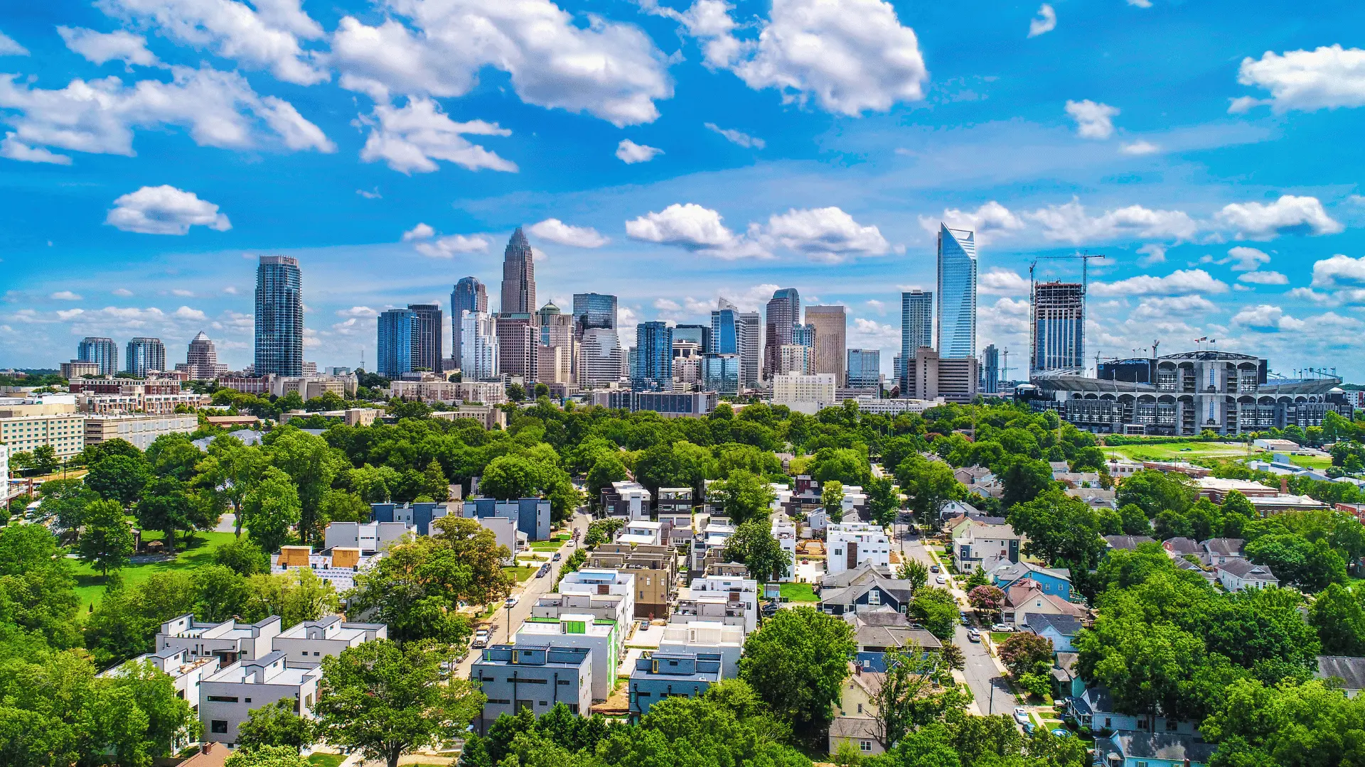 Uptown Charlotte NC skyline 2026 Uptown Charlotte NC skyline 2026