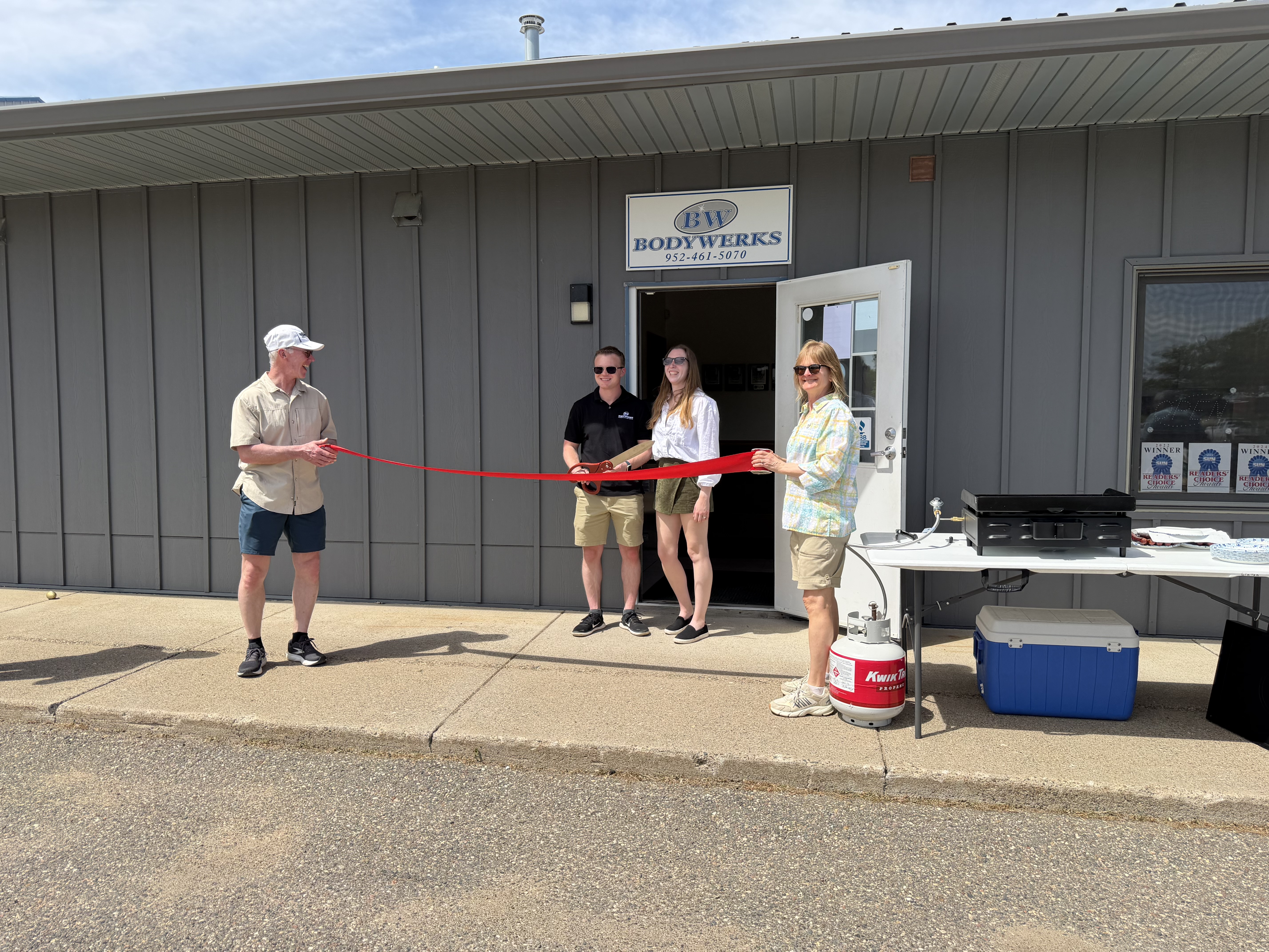Bodywerks shop exterior in Elko New Market