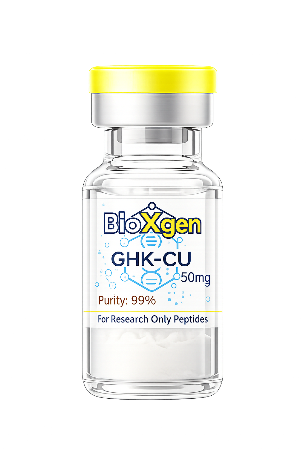 GHK-Cu – lyophilisiertes Pulver im Glasvial, 50 mg