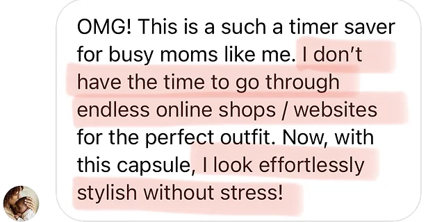 Client review: This is such a time saver for busy moms like me.