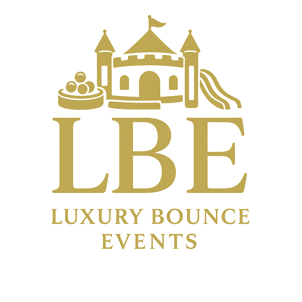 Luxury Bounce Events gold logo