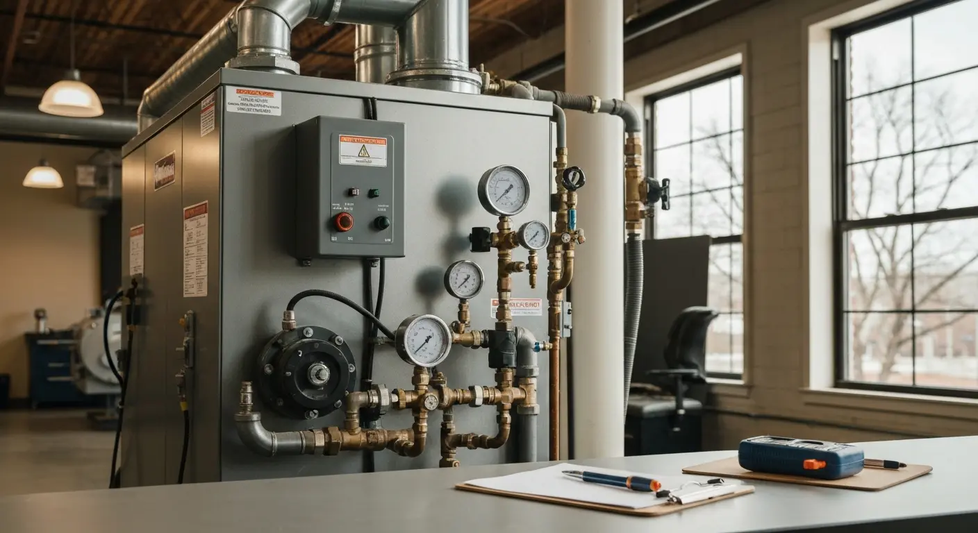 Commercial heating unit servicing in Clifton Park