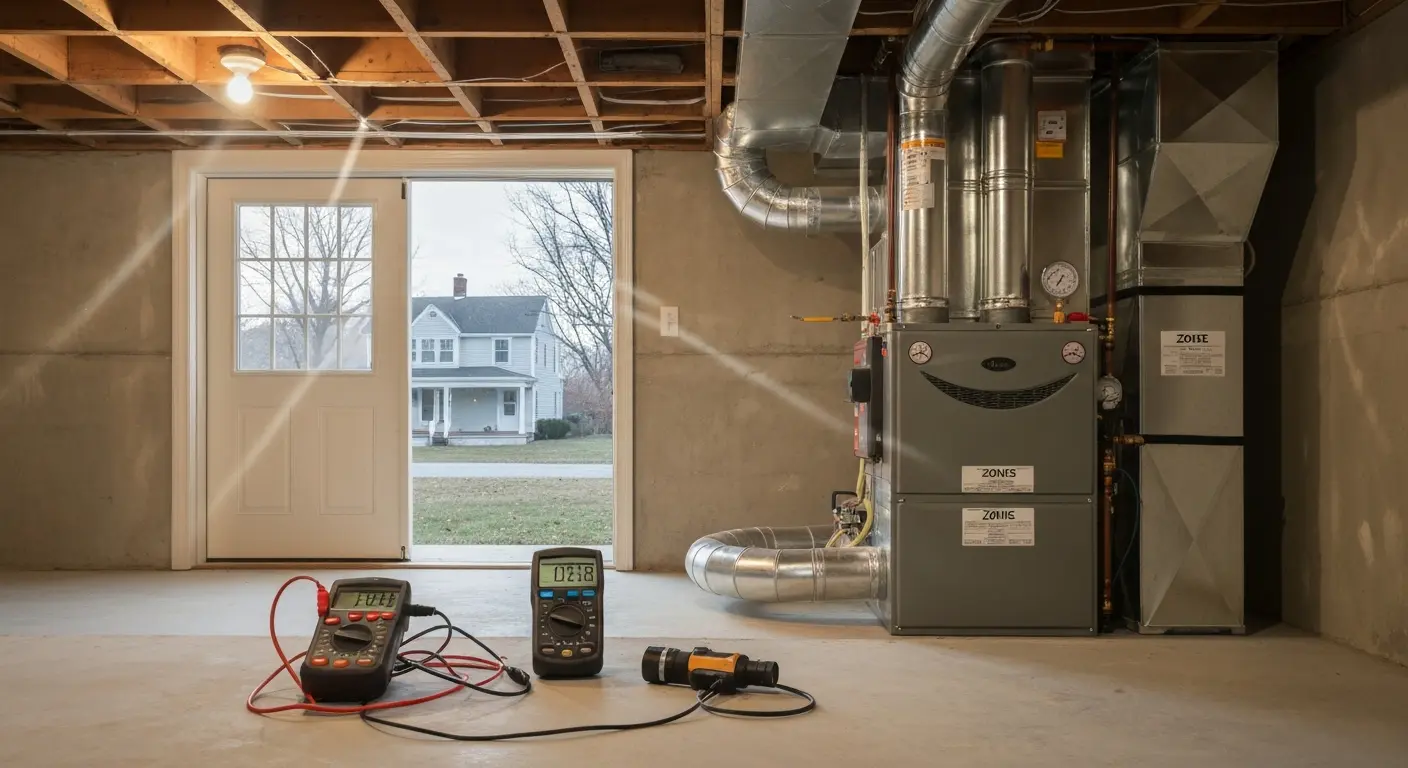 Heating system repair