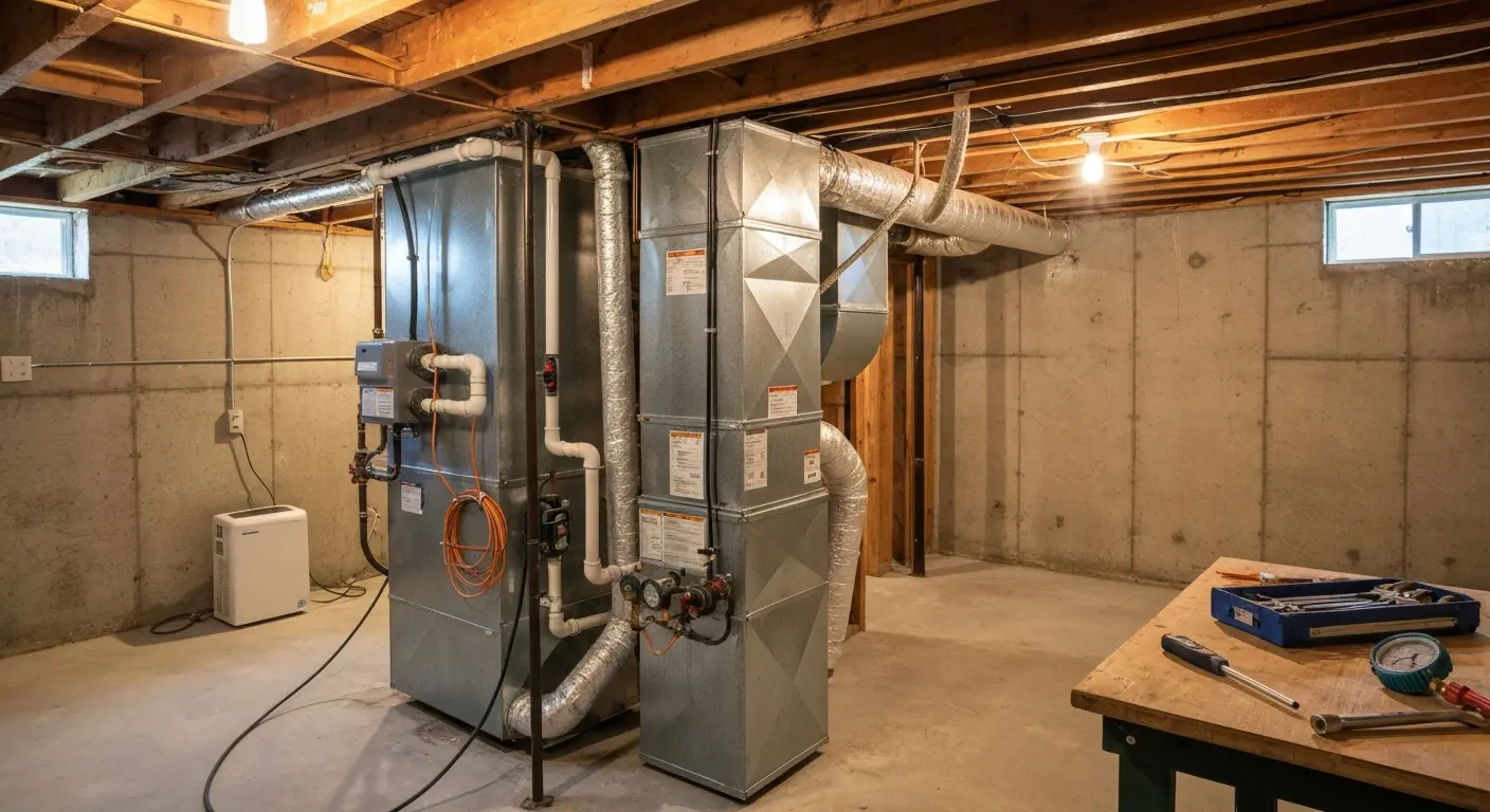 New furnace installation
