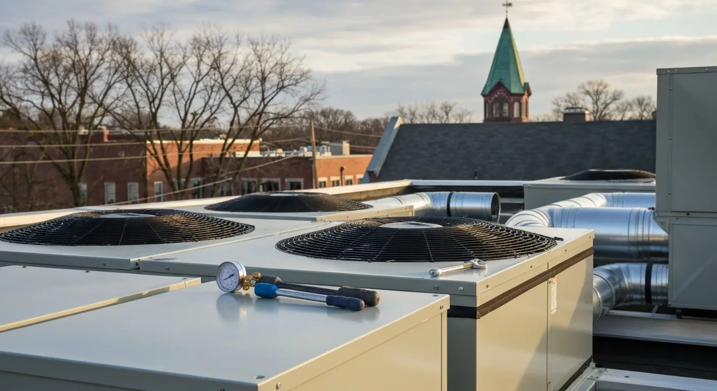 Commercial heating maintenance