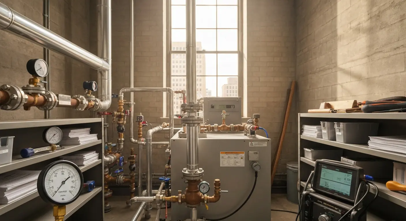 Commercial heating service