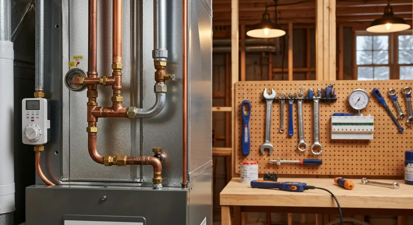 Heating repair technician in Glenville