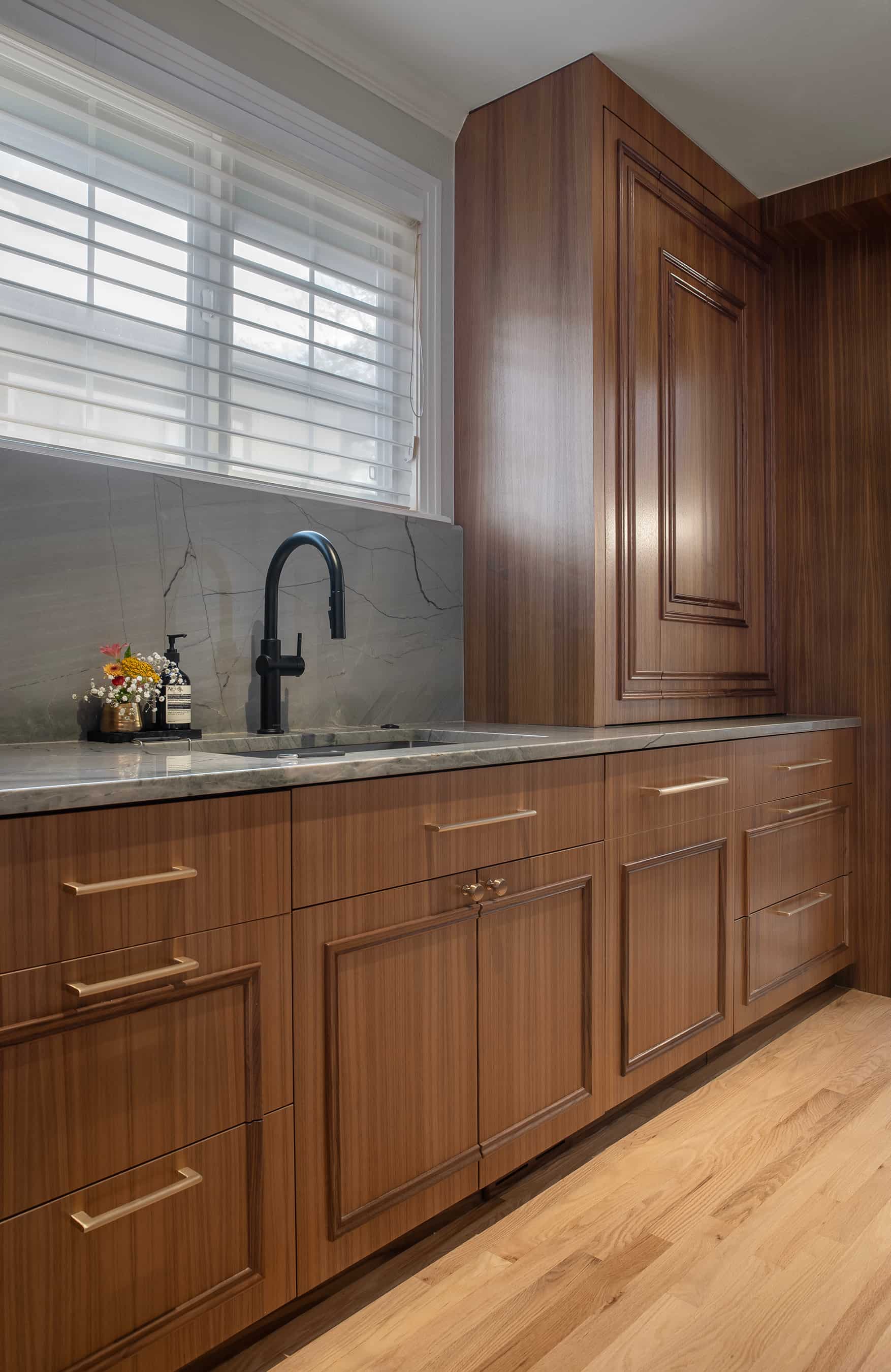 Custom kitchen by Wolfe Woodworking