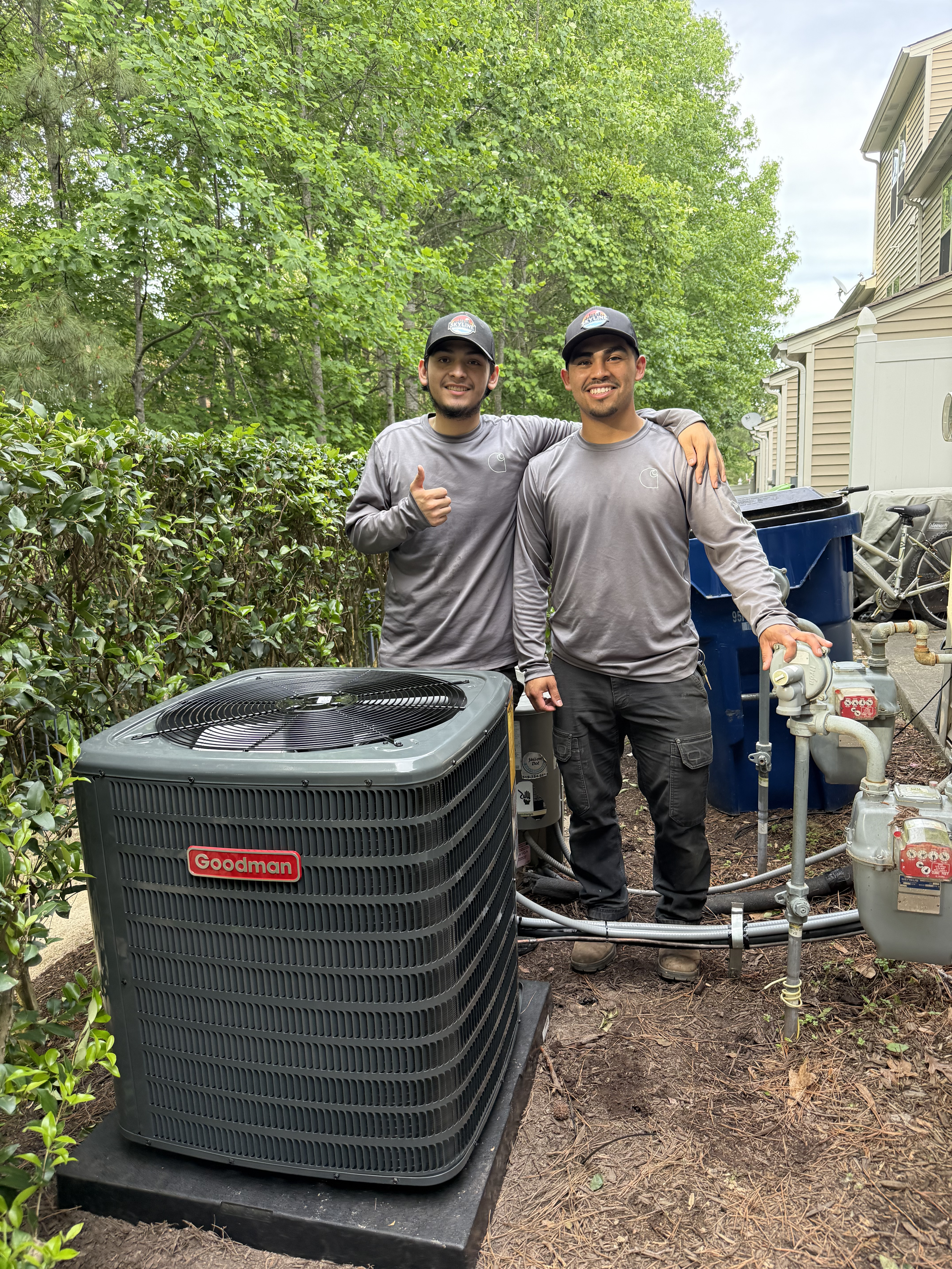 Jon Varela and Henry Amaya, owners of Skyline Comfort Services