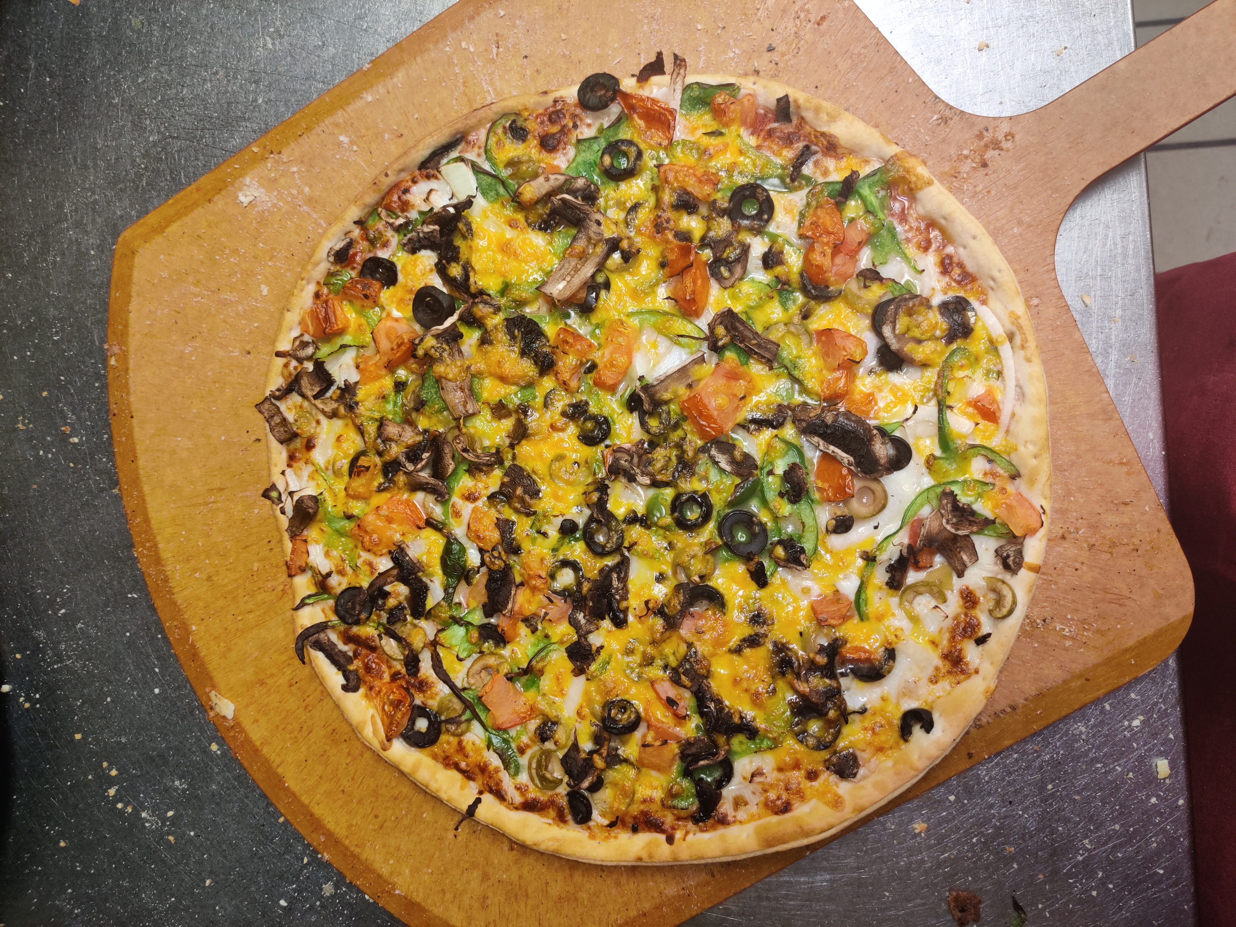 The 1969 Original, whole pie from above